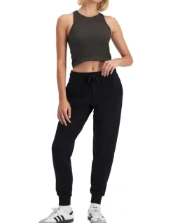 Bonds Sweats Cotton Skinny Trackie in Black