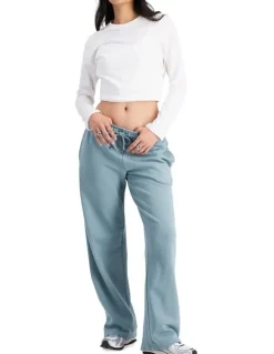 Bonds Sweats Cotton Straight Leg Trackie in Grey Beauty