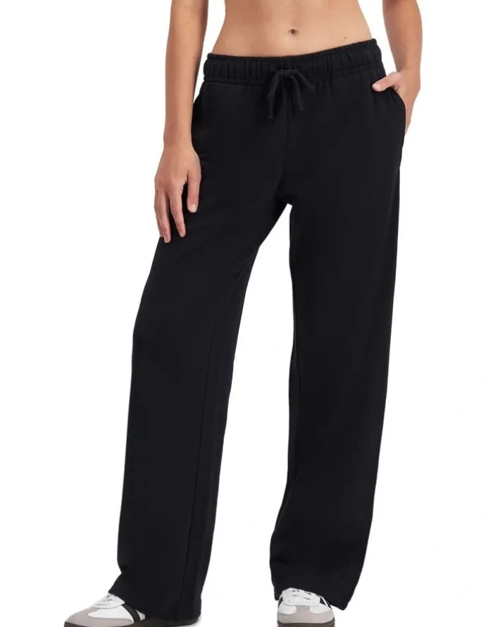 Bonds Sweats Cotton Straight Leg Trackie in Black