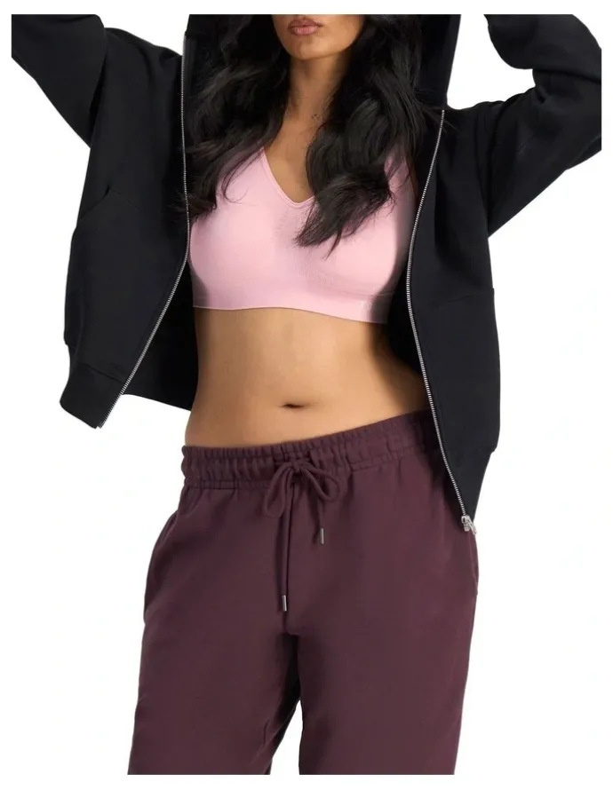 Bonds Sweats Cotton Zip Hoodie in Nu Black