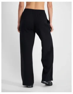Bonds Tech Stretch Wide Leg Pant in Nu Black