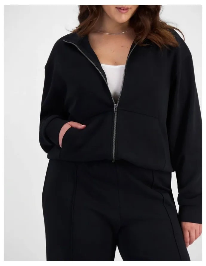 Bonds Tech Stretch Zip Jacket in Nu Black