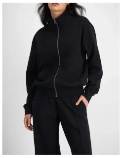 Bonds Tech Stretch Zip Jacket in Nu Black