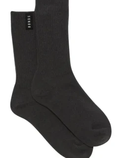 Bonds Womens Home Chunky Rib Crew Socks 1 Pack in Rock Star