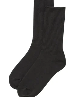 Bonds Womens Home Chunky Rib Crew Socks 1 Pack in Rock Star