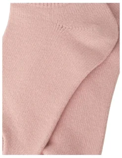 Bonds Womens Home Chunky Rib Crew Socks 1 Pack in Tender Orchid