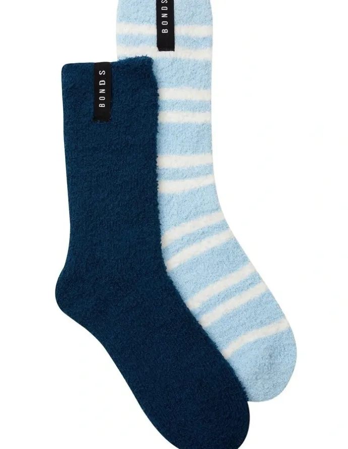 Bonds Womens Supersoft Crew Socks 2 Pack in Pack 39