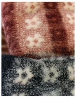 Boutique Retailer Thermal Angora Wool Socks 6 Pairs in Multi