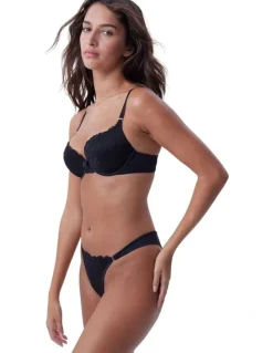 Bras N Things Bethany Essentials Contour Plunge Bra in Black