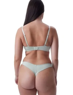 Bras N Things Bethany Essentials Contour Plunge Bra in Light Green