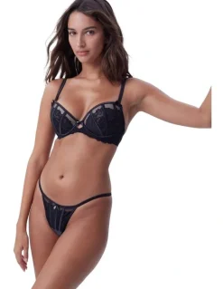 Bras N Things Bethany Essentials Push Up Bra in Black