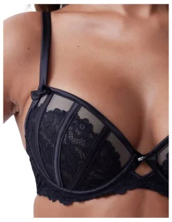 Bras N Things Bethany Essentials Push Up Bra in Black