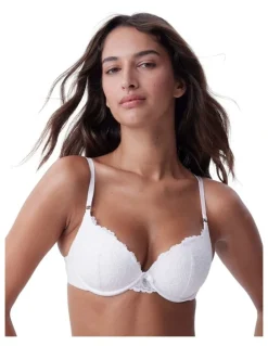 Bras N Things Bethany Essentials Contour Plunge Bra in Ivory