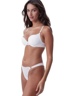 Bras N Things Bethany Essentials Contour Plunge Bra in Ivory