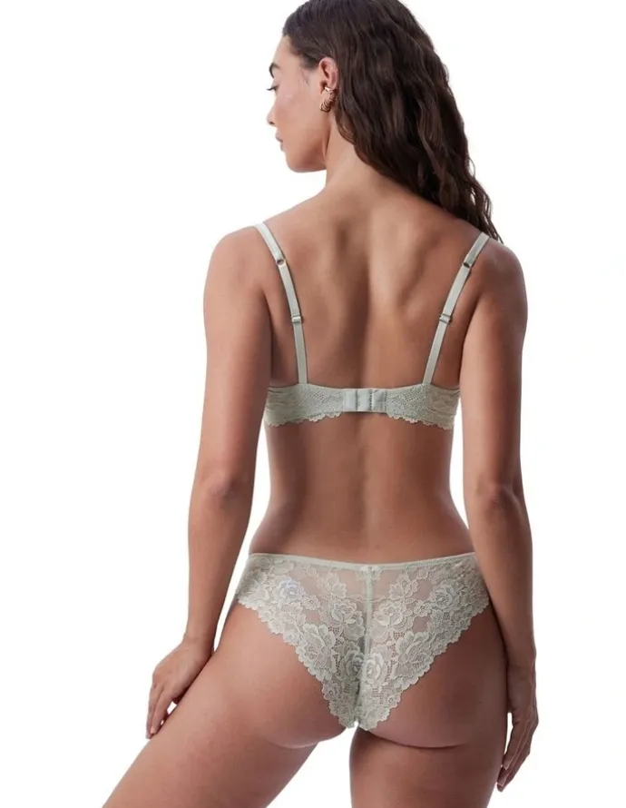Bras N Things Bethany Underwire Bra in Light Green