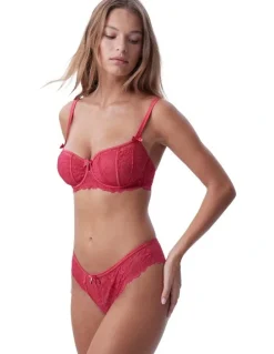 Bras N Things Bethany Underwire Bra in Red