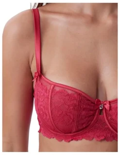 Bras N Things Bethany Underwire Bra in Red