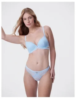 Bras N Things Bras N Things Seraphine High Leg G String in Blue