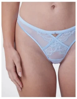 Bras N Things Bras N Things Seraphine High Leg G String in Blue