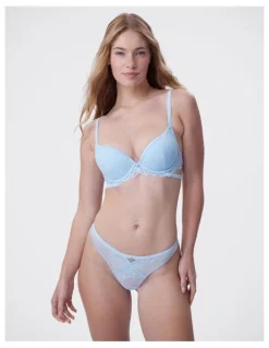 Bras N Things Bras N Things Seraphine High Leg G String in Blue