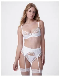 Bras N Things Bras N Things Vamp Hopeless Romantic Suspender in Ivory