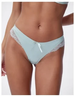 Bras N Things Bras N Things Simone G String in Light Green
