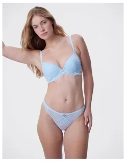 Bras N Things Bras N Things Seraphine Push Up Bra in Blue