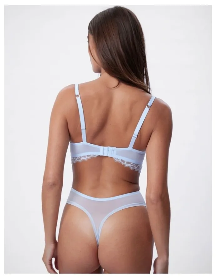 Bras N Things Bras N Things Seraphine Bodysuit Sleeveless (Cupped) in Blue