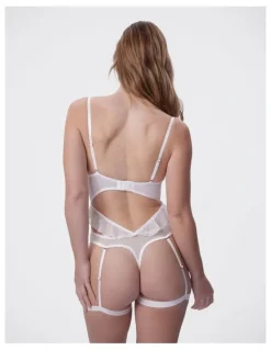 Bras N Things Bras N Things Vamp One Night Only Push Up Bodysuit in Ivory
