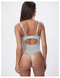 Bras N Things Bras N Things Simone Bodysuit in Light Green