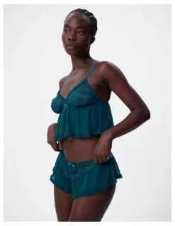 Bras N Things Bras n Things Too Cute cami in teal