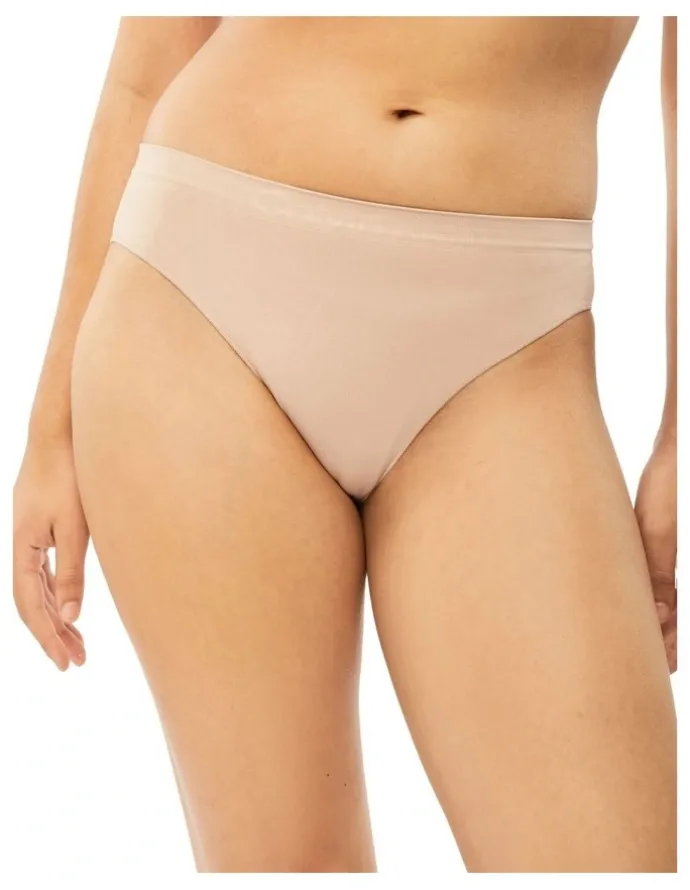 Calvin Klein Bonded Flex Bikini Brief in Beige