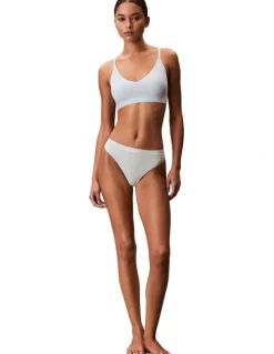 Calvin Klein Bonded Flex Seamless Thong in Sky Gray
