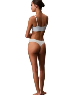 Calvin Klein Bonded Flex Seamless Thong in Sky Gray