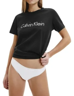 Calvin Klein Bottom's Up Refresh Bikini in White