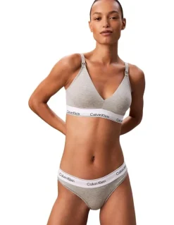 Calvin Klein Calvin Klein Icon Cotton Modal Maternity Lightly Lined Triangle Bralette