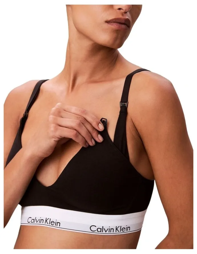 Calvin Klein Calvin Klein Icon Cotton Modal Maternity Lightly Lined Triangle Bralette