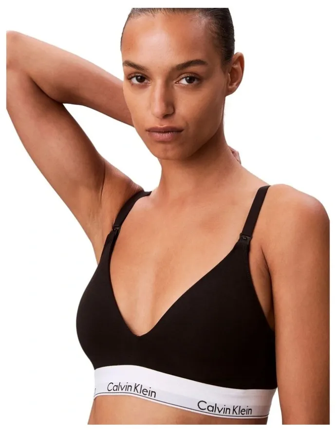 Calvin Klein Calvin Klein Icon Cotton Modal Maternity Lightly Lined Triangle Bralette