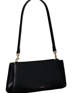Calvin Klein Elongated Shoulder Bag in Black