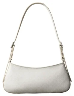 Calvin Klein Emblem Allover Print Small Shoulder Bag