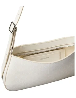 Calvin Klein Emblem Allover Print Small Shoulder Bag