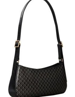 Calvin Klein Emblem Allover Print Small Shoulder Bag