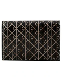 Calvin Klein Emblem Allover Print Accordion Cardcase
