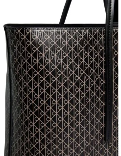 Calvin Klein Emblem Allover Print Tote with Pouch