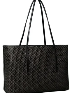 Calvin Klein Emblem Allover Print Tote with Pouch