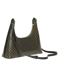 Calvin Klein Emblem Allover Print Shoulder Bag