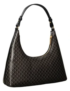 Calvin Klein Emblem Allover Print Shoulder Bag