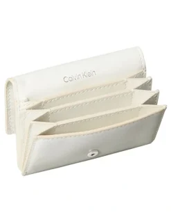 Calvin Klein Emblem Allover Print Accordion Cardcase