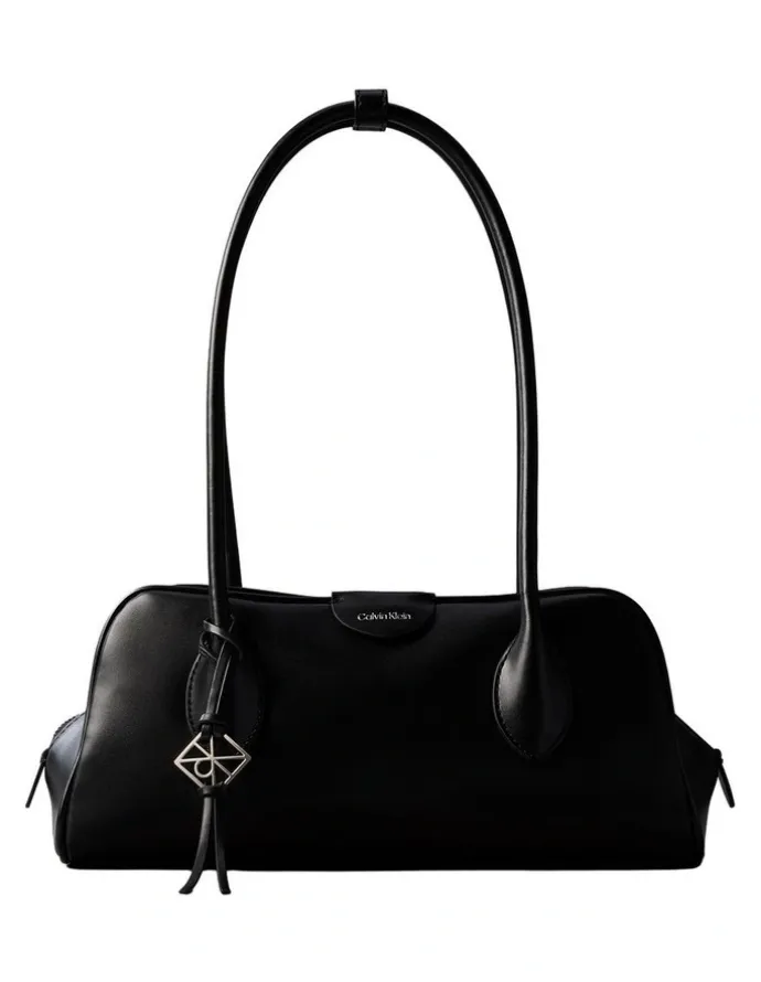Calvin Klein Emblem Trio Shoulder Bag in Black