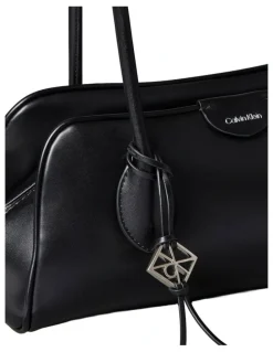 Calvin Klein Emblem Trio Shoulder Bag in Black